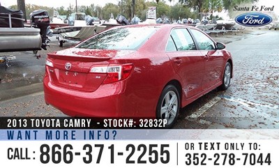 Toyota Camry for Sale! 1-866-371-2255